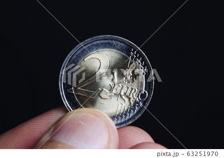 two Euro coin two Euro coin 63251970