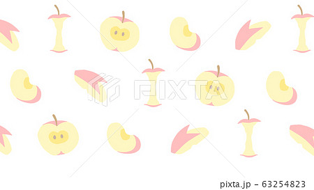 リンゴの壁紙 デスクトップサイズのイラスト素材
