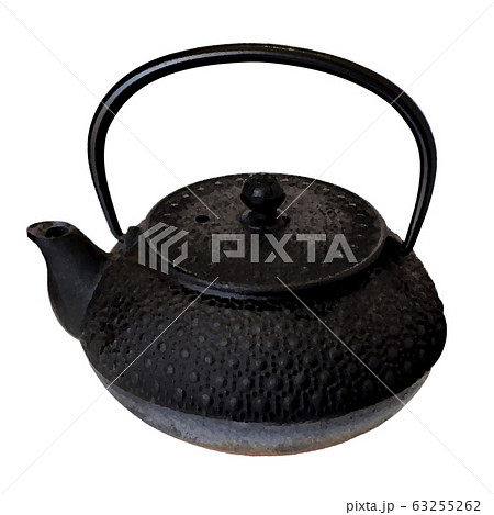 鉄瓶 鉄器 南部鉄器 イラスト 63255262