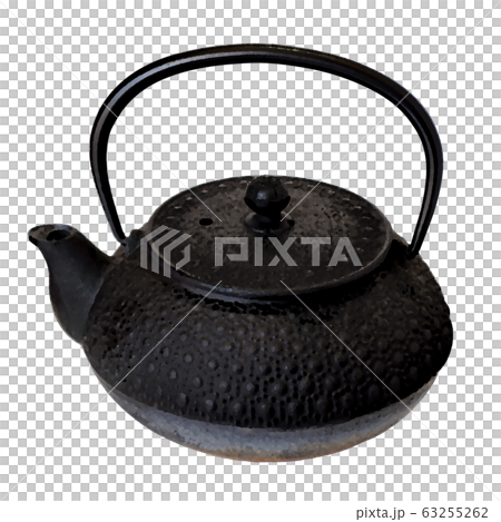 鉄瓶 鉄器 南部鉄器 イラスト 63255262