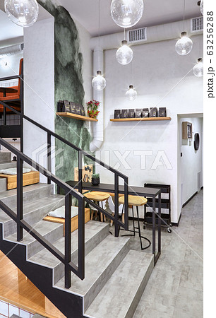 Stylish. Modern interior of cafe.Authentic style 63256288