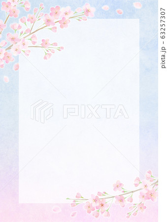 背景素材 桜 さくら ソメイヨシノ 背景素材 桜 さくら ソメイヨシノ 63257307