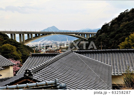 アーチ橋　別府明礬橋　大分県別府市 63258287