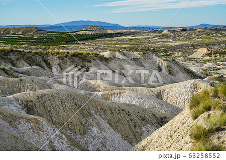 The Badlands of Abanilla and Mahoya near Murcia in 63258552