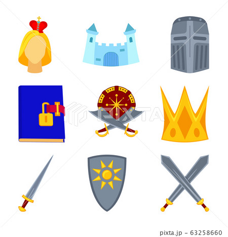 9 cartoon colorful fairy tale elements 9 cartoon colorful fairy tale elements 63258660