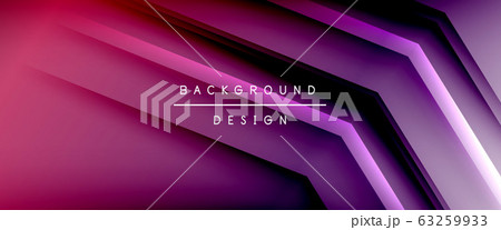 Arrow lines, technology digital template with shadows and lights on gradient background. Trendy simple fluid color gradient abstract background with dynamic straight shadow lines effect Arrow lines, technology digital template with shadows and lights on gradient background. Trendy simple fluid color gradient abstract background with dynamic straight shadow lines effect 63259933