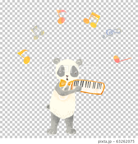 Animals playing music Panda Pianica Animals playing music Panda Pianica 63262075