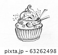 Illustration - dessert in a cup of ice cream and 63262498