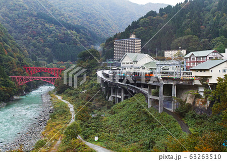 富山県/ 宇奈月温泉駅・宇奈月駅周辺の風景 63263510