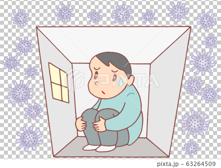 外出の自粛 63264509