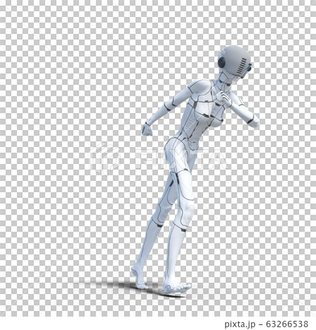 AI robot android perming3DCG illustration material 63266538