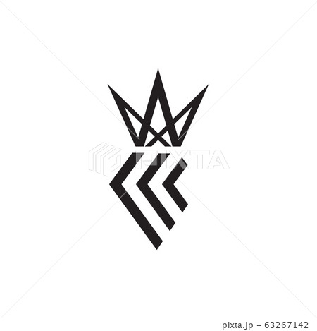 Diamond with crown logo design vector template 63267142