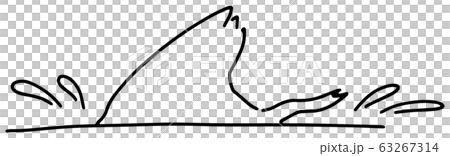 潜る鵜のイラスト 潜る鵜のイラスト 63267314