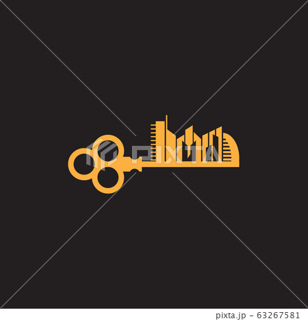 Apartment logo design with combination of building Apartment logo design with combination of building 63267581