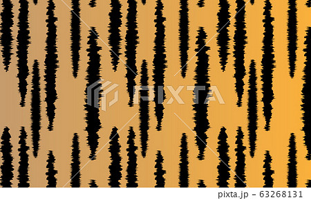 虎柄のイラストのイラスト素材