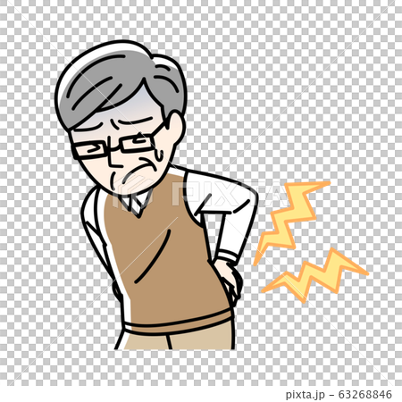 腰痛 痔 など 腰回りの痛み 男性 腰痛 痔 など 腰回りの痛み 男性 63268846