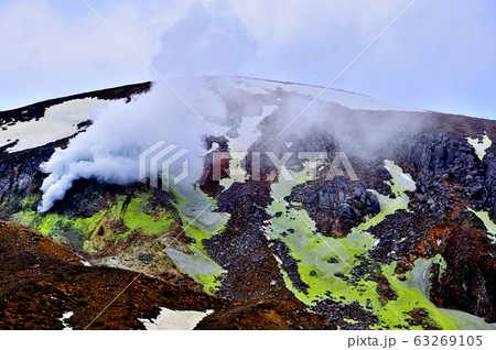 会州 浄土平 一切経山 噴火口 (2) 63269105