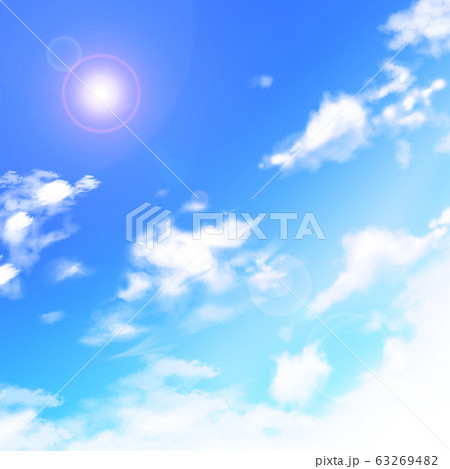 快晴の空 のイラスト素材