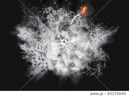 爆弾が爆発する 63270040