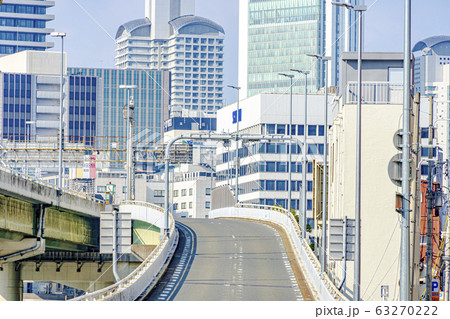大阪市内　阪神高速北浜出口　　　 63270222