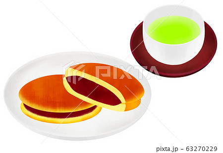 どら焼き お茶 63270229