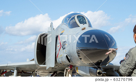 F 4 戦闘機 ファントム 航空自衛隊の写真素材