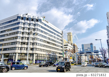 大阪市内　都市風景　南森町交差点付近　　 63271832