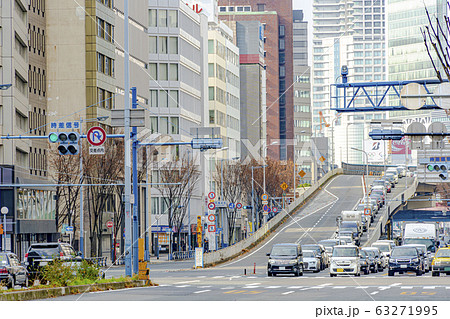 大阪市内　都市風景　南森町ランプ付近　　 63271995