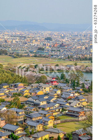 京都の嵯峨天皇陵からの眺め 京都の嵯峨天皇陵からの眺め 63274268