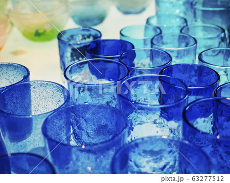 Glassware Blue colour glass Craft product souvenir Shop Glassware Blue colour glass Craft product souvenir Shop 63277512