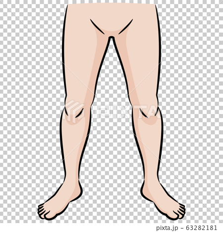Human body parts legs color cartoon... - Stock Illustration [63282181 ...