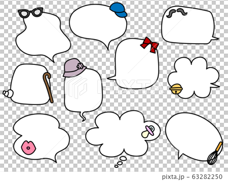 語音氣球用代表家庭的圖標設置 63282250