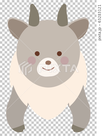 Illustration of an antelope riding on 63283121