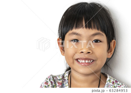 Close up Asian child girl 63284953