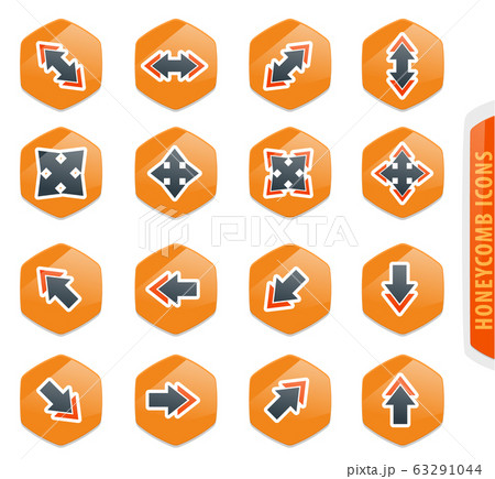 Arrows icons set 63291044