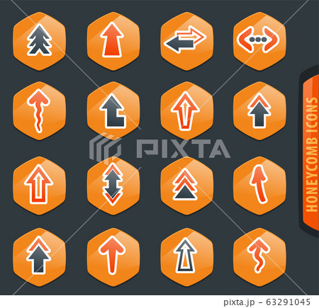 Arrows icons set 63291045