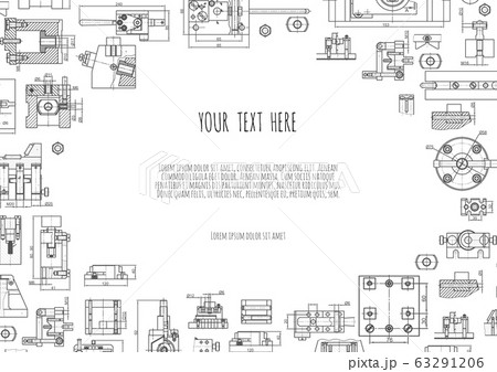 Engineering backgrounds. Mechanical engineering drawings. Cover. Banner. Technical Design. Draft. Engineering backgrounds. Mechanical engineering drawings. Cover. Banner. Technical Design. Draft. 63291206
