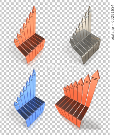 上昇を表すアブストラクト 63291654