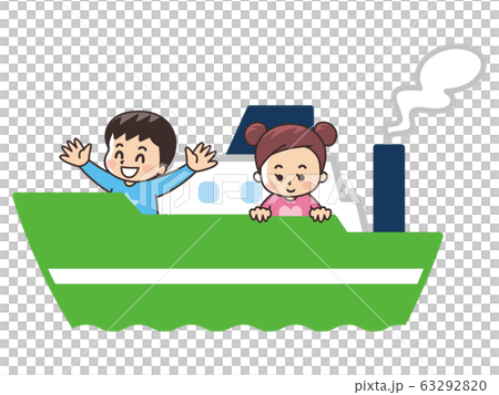 兒童乘船旅行 兒童乘船旅行 63292820
