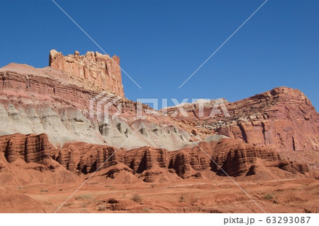 キャピタルリーフ国立公園 アメリカ 絶景 夏季 グランドサークル 岩の色 キャピタルリーフ国立公園 アメリカ 絶景 夏季 グランドサークル 岩の色 63293087