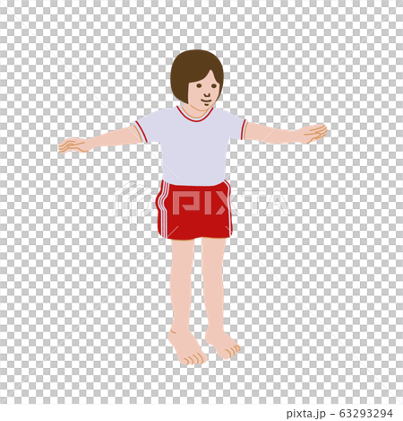 Gymnastics girl illustration 63293294