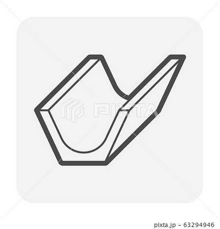 gutter icon black 63294946