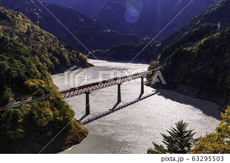 【静岡県】奥大井湖上駅の列車 63295503