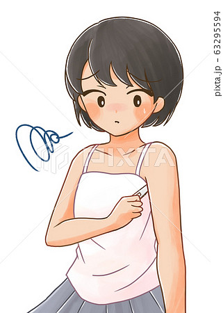 体温測定をする人のイラスト3 63295594