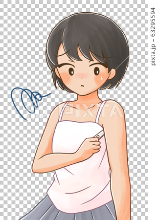 体温測定をする人のイラスト3 63295594