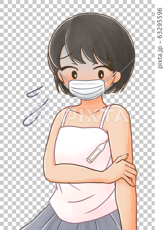 体温測定をする人のイラスト6 63295596