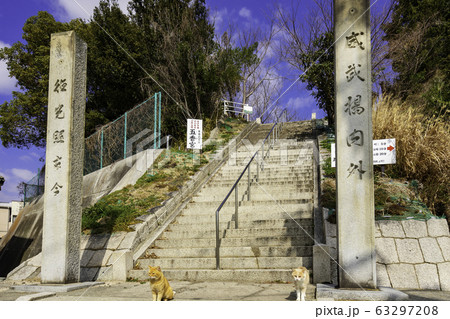 牛窓　五香宮　参道　岡山県瀬戸内市 63297208