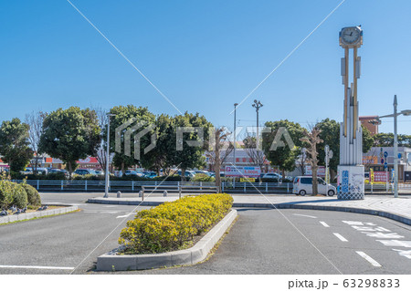 駅前風景 新蒲原駅 駅前風景 新蒲原駅 63298833