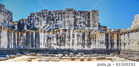 Inside the Temple of Apollo in Didyma, Turkey 63300293