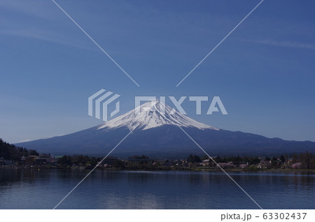 河口湖から見た富士山 撮影場所:河口湖 河口湖から見た富士山 撮影場所:河口湖 63302437